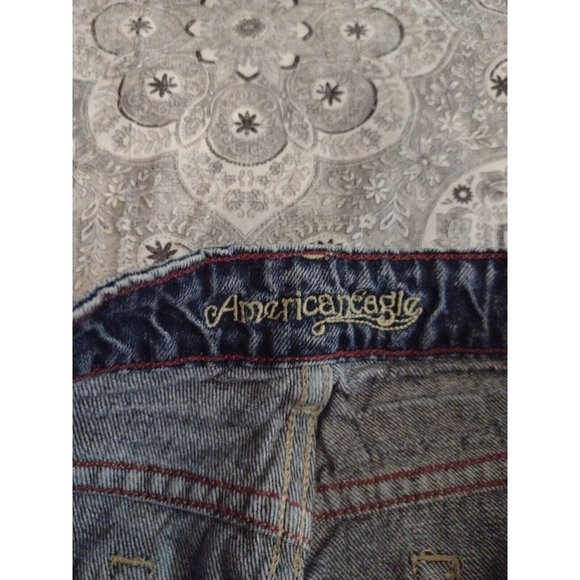 Womens American Eagle Size 8 Regular Fit Favorite Denim Blue Jeans Waist 30 - Picture 5 of 12